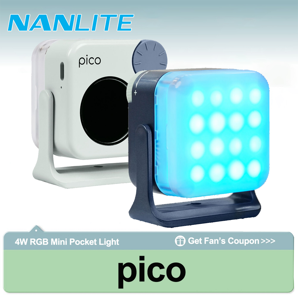 Outdoor Lighting Video Shooting - Nanlite pico Full-color Magnetic LED Mini