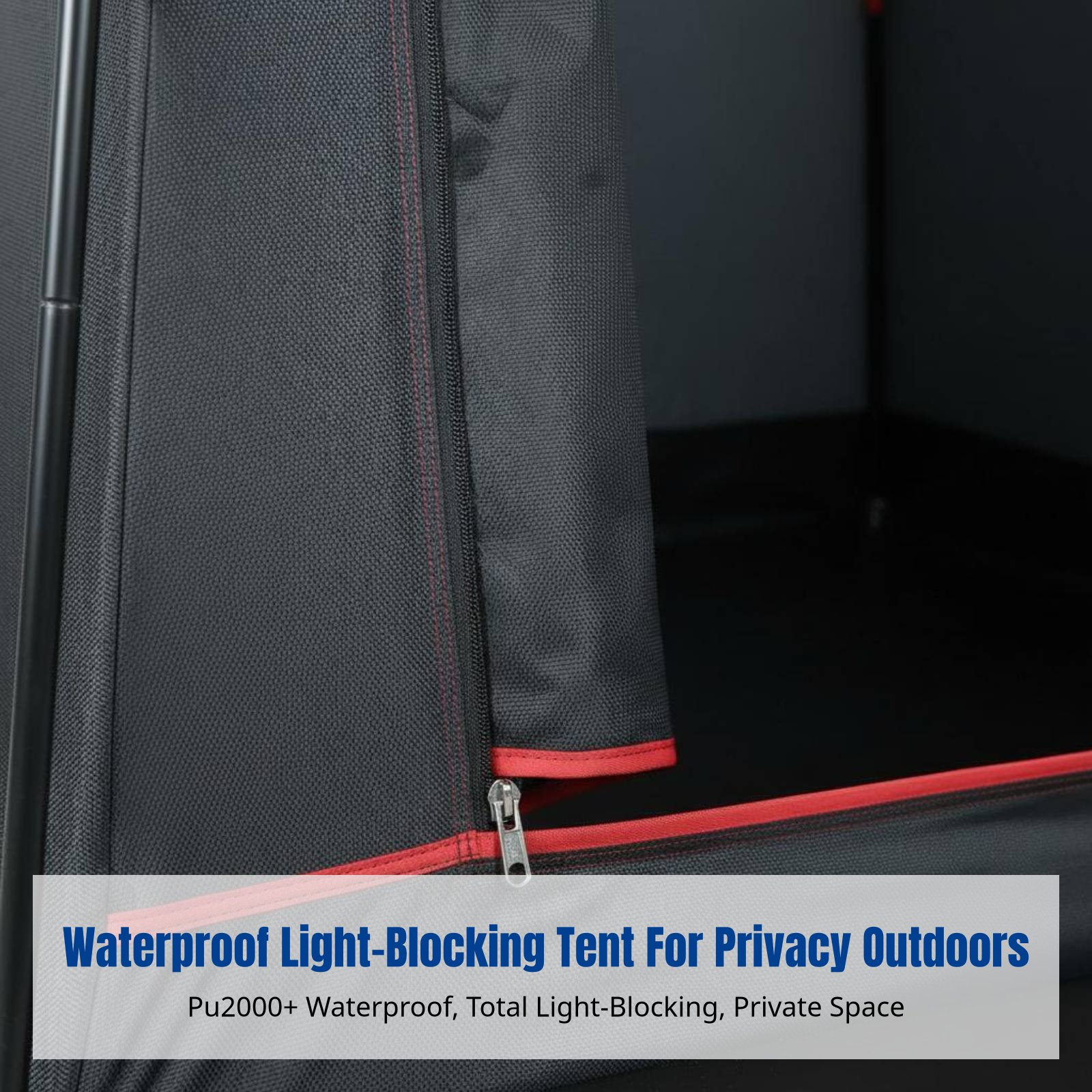 Outdoor Lighting Garden - Outdoor Full Light-Blocking Privacy Changing Tent,