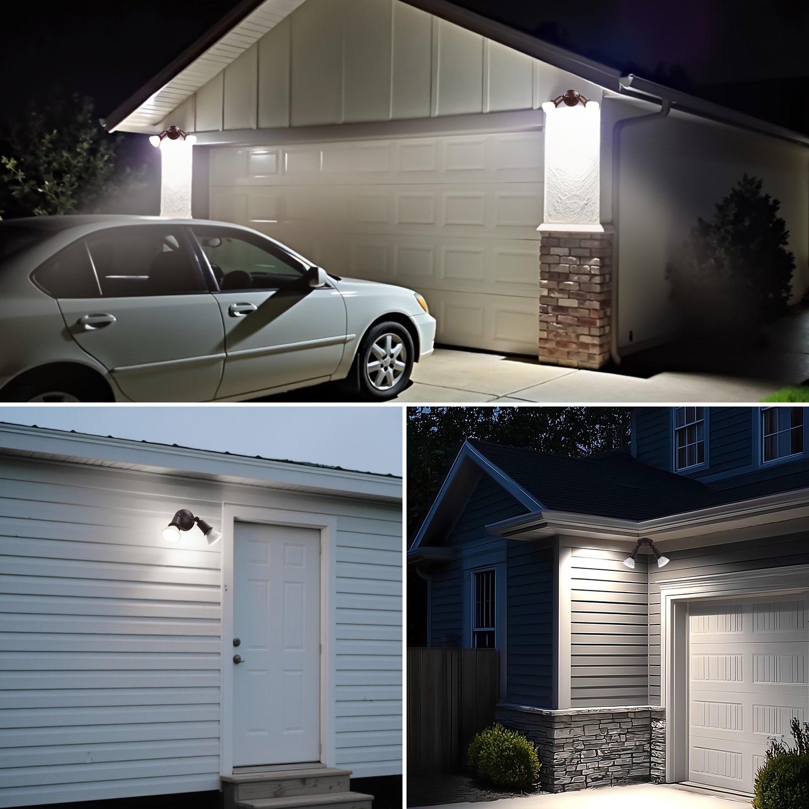 Outdoor Lighting Design - Set of Four Outdoor Floodlight Fixtures