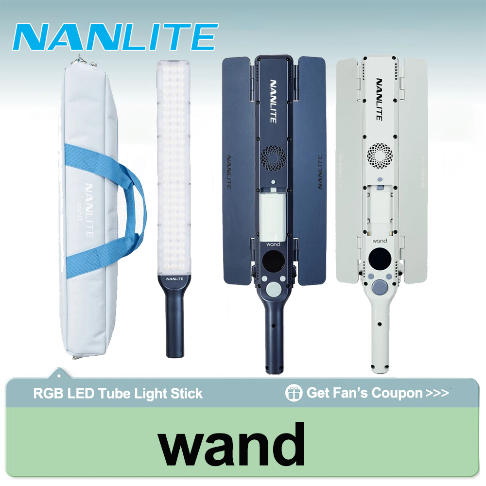Outdoor Lighting Video Shooting - Nanlite wand Full-color Handheld LED Light