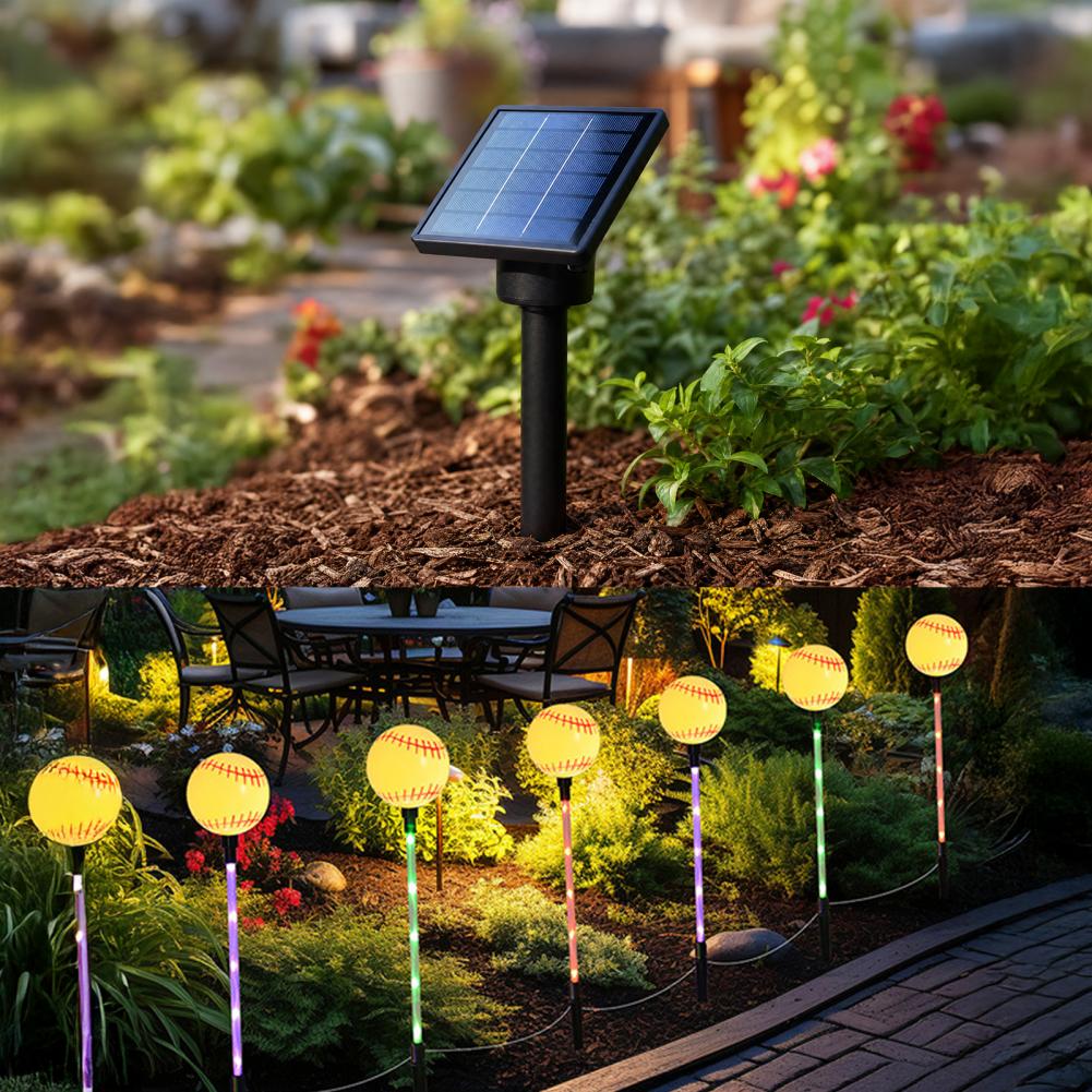 Outdoor Lighting Yard Stakes - Automatic Solar Garden Lights Solar Soccer