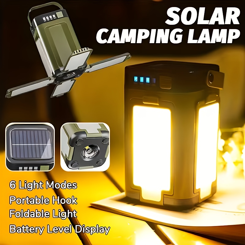Solar Outdoor Portable Camping - Outdoor Lighting Lamps avaliação e preço