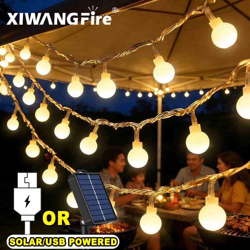 3-10M Solar/USB/Battery String - Outdoor Lighting Garden avaliação e preço