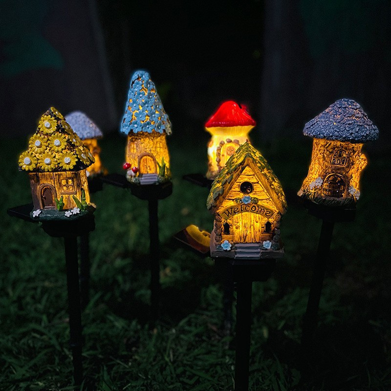 Solar Powered Mushroom Lights  - Outdoor Lighting Yard Stakes avaliação e preço