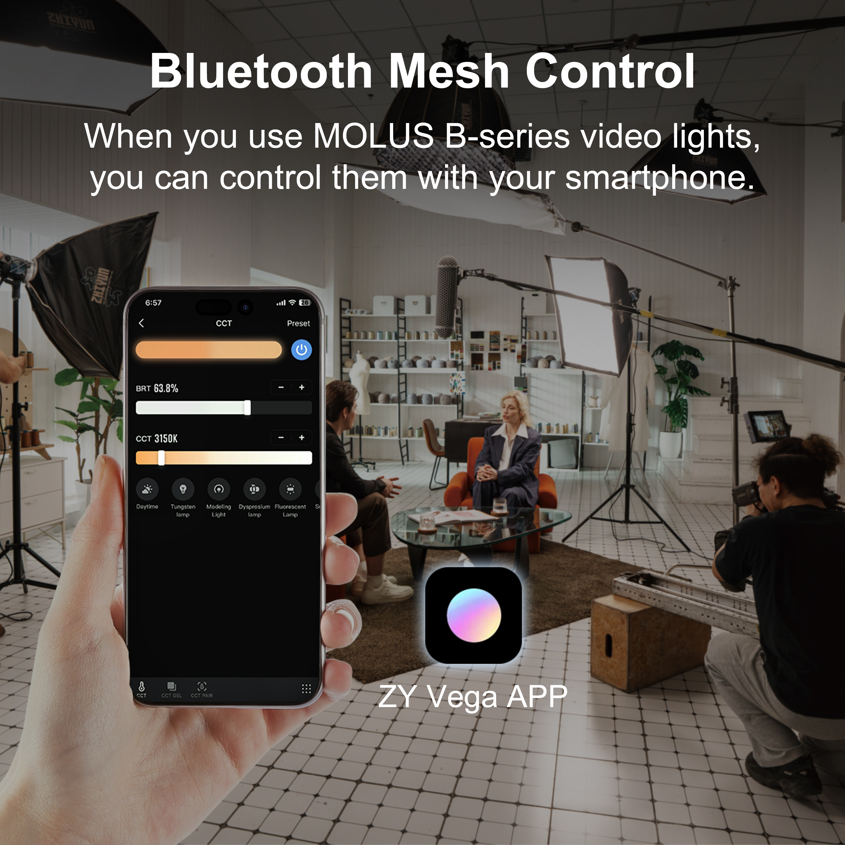 ZHIYUN MOLUS B Series B100 B20 - Outdoor Lighting Video Shooting avaliação e preço
