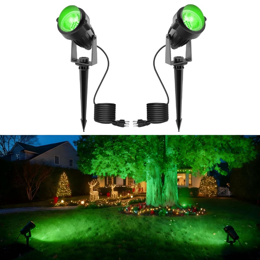 Christmas Spotlight Outdoor, G - Outdoor Lighting On Trees avaliação e preço