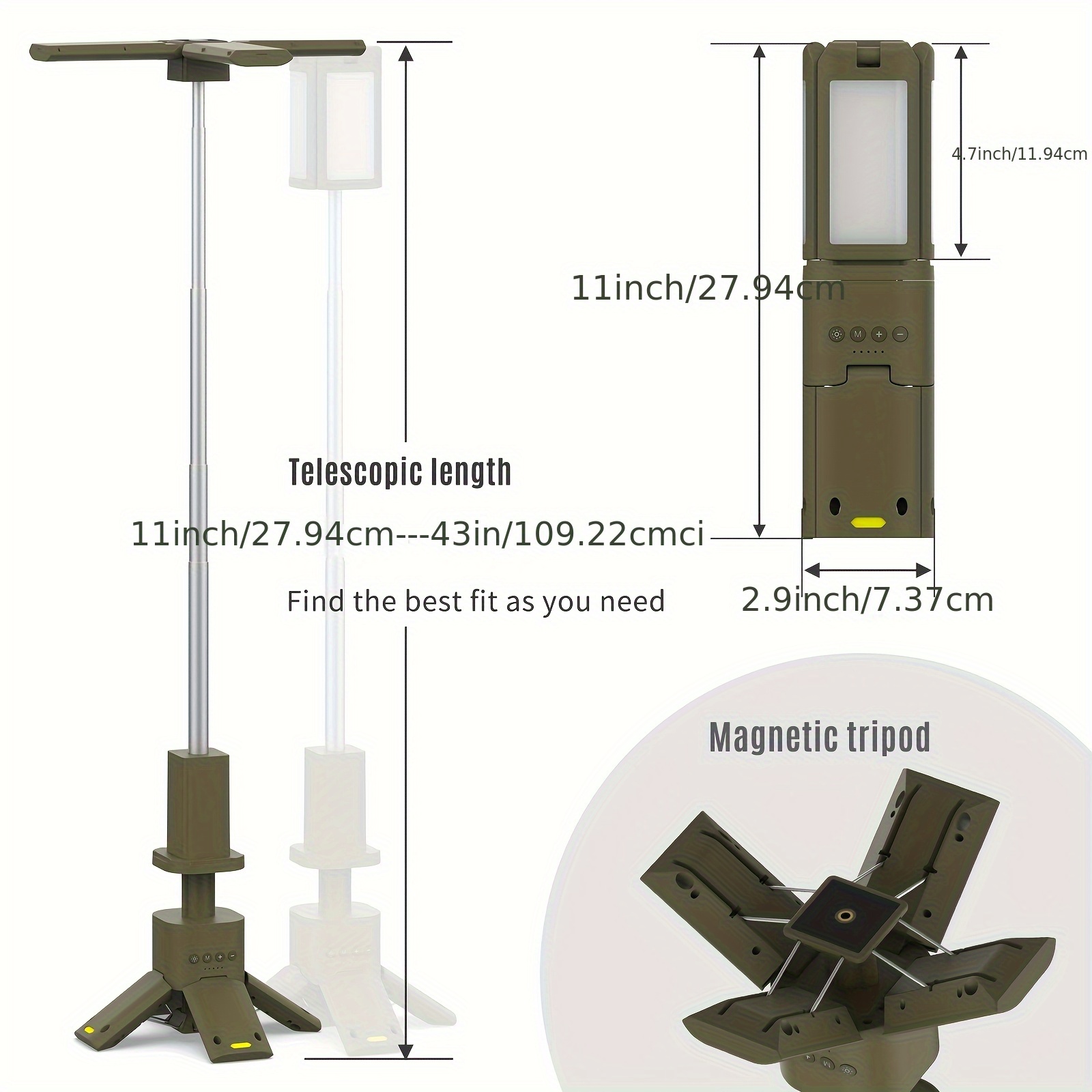 Camping Lantern, 14000mAh Rech - Outdoor Lighting Lamps avaliação e preço