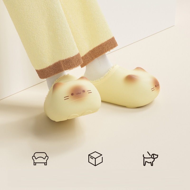 New Warm Plush Cat Slippers fo - Outdoor Lighting Design avaliação e preço