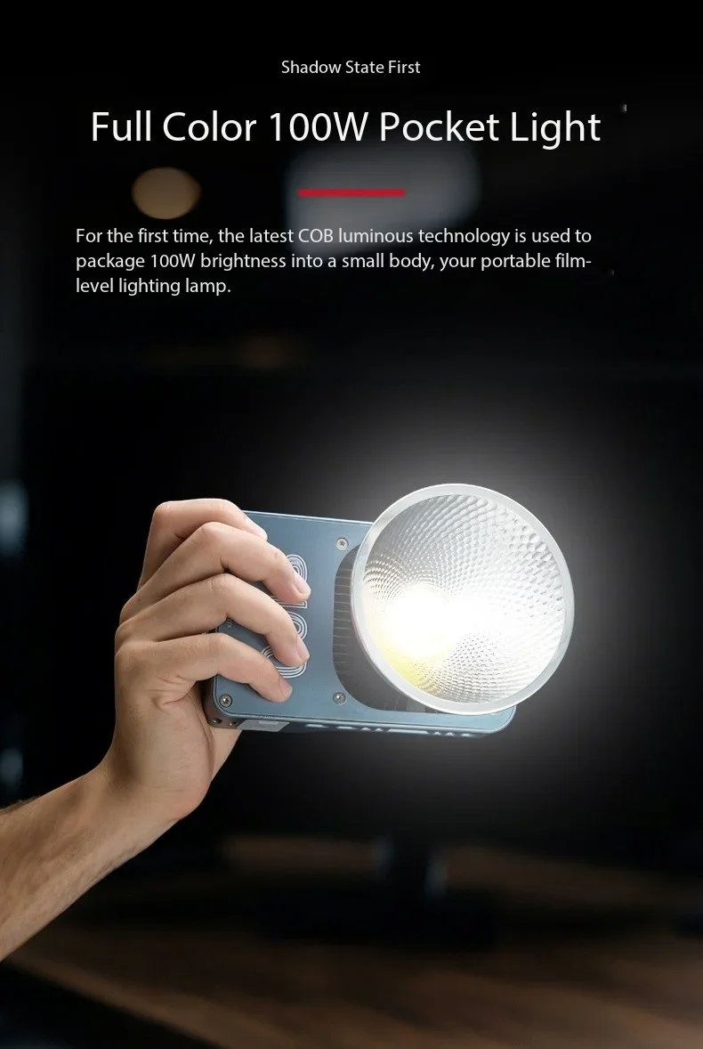 2026 Best Seller S100 100W COB - Outdoor Lighting Video Shooting avaliação e preço