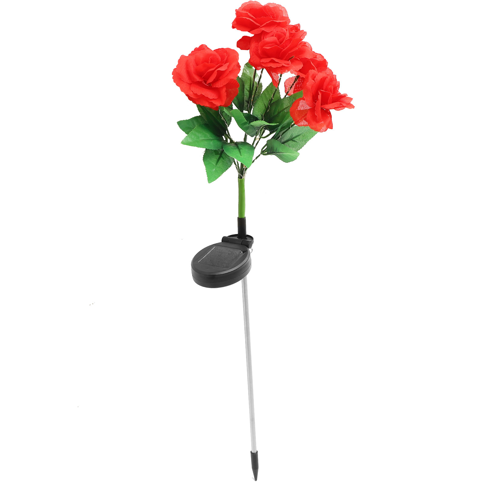 Solar Powered 7-Head Rose Flow - Outdoor Lighting Yard Stakes avaliação e preço