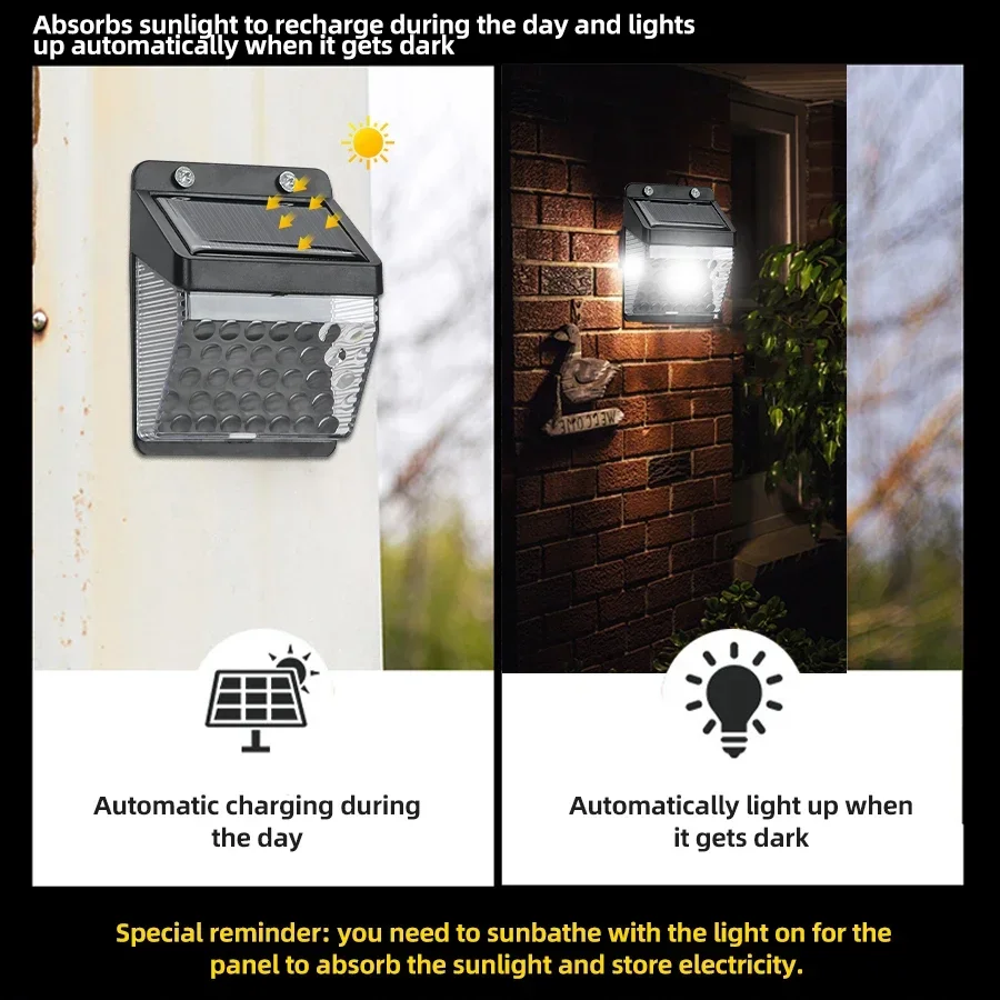 LED Solar Light PIR Motion Sen - Outdoor Lighting Lamps avaliação e preço