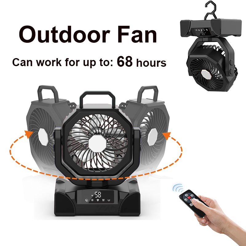 Car Fan Camping Fan Auto-Oscil - Outdoor Lighting Timer Switch avaliação e preço