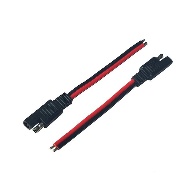 2PCS 15CM SAE 2 Pin Quick Conn - Outdoor Lighting Extension Cable avaliação e preço