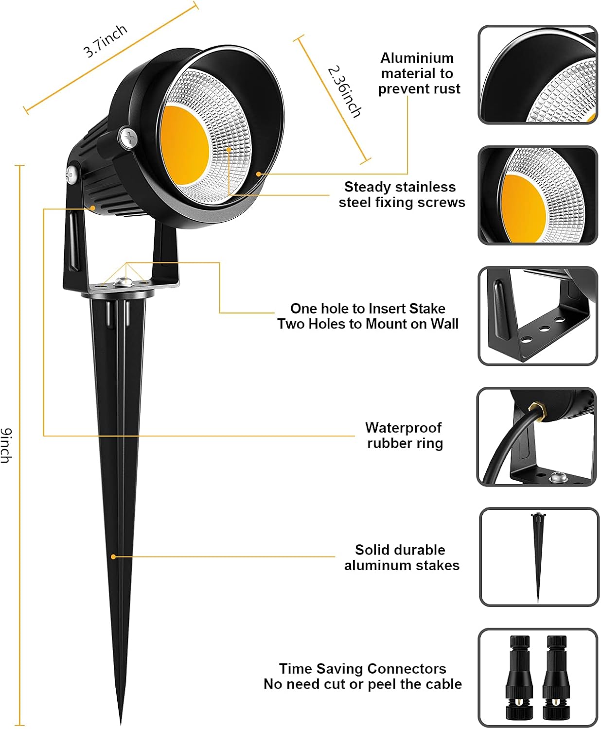 10W LED Landscape Lights with  - Outdoor Lighting And Landscape avaliação e preço