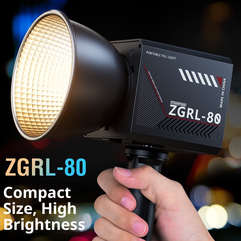 ZGRL80 80W COB Handheld Video  - Outdoor Lighting Video Shooting avaliação e preço