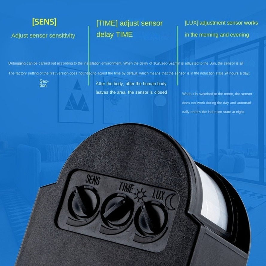 RnnTuu Motion Sensor Light Swi - Outdoor Lighting Timer Switch avaliação e preço