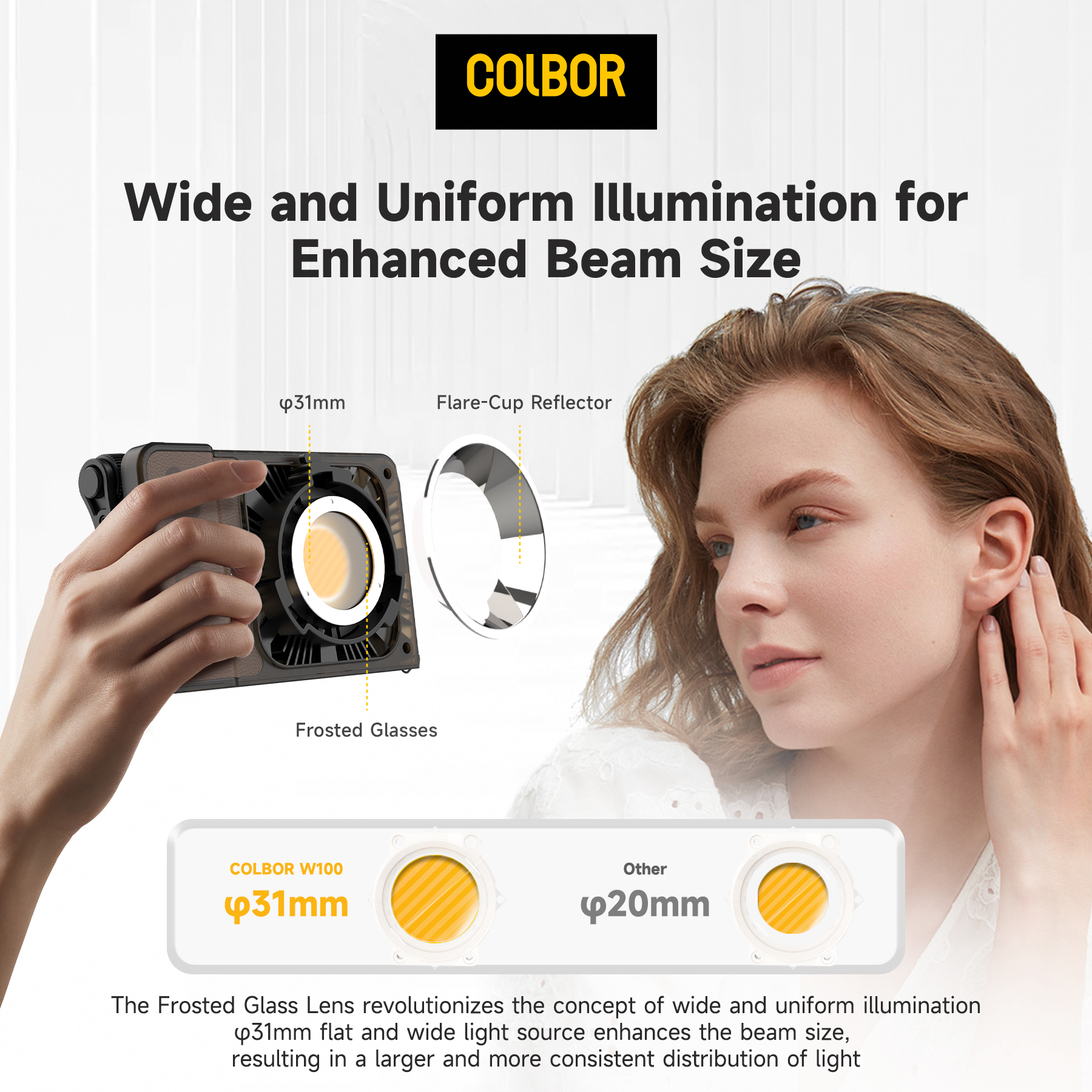 Colbor Wonder W100 RGB 100W LE - Outdoor Lighting Video Shooting avaliação e preço
