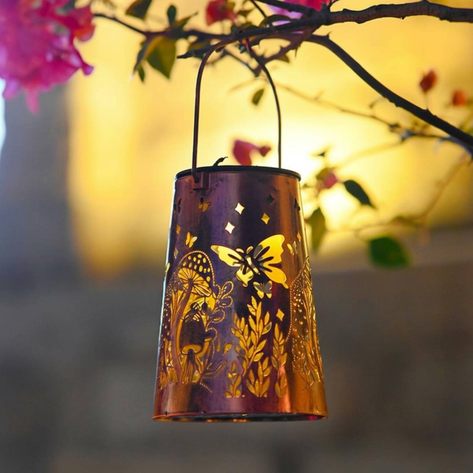 Floral Garden Lantern Pattern  - Outdoor Lighting Design avaliação e preço