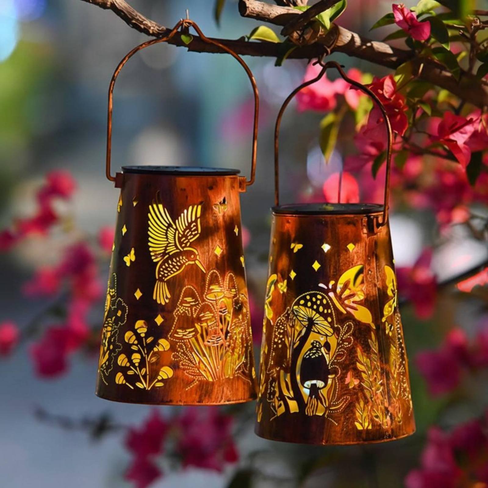 Floral Garden Lantern Pattern  - Outdoor Lighting Design avaliação e preço