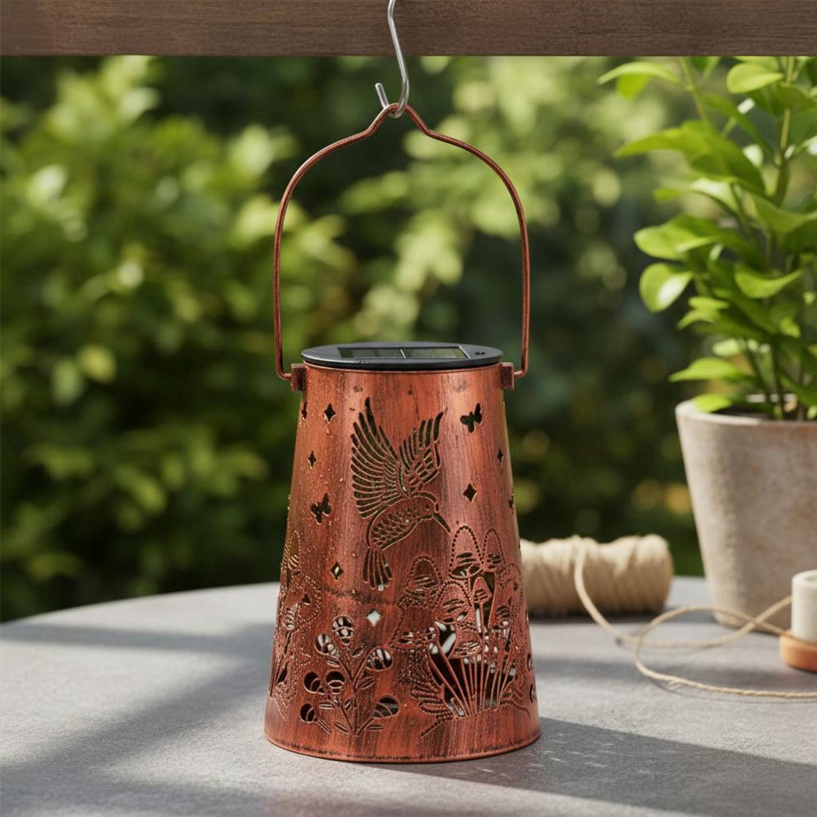 Floral Garden Lantern Pattern  - Outdoor Lighting Design avaliação e preço