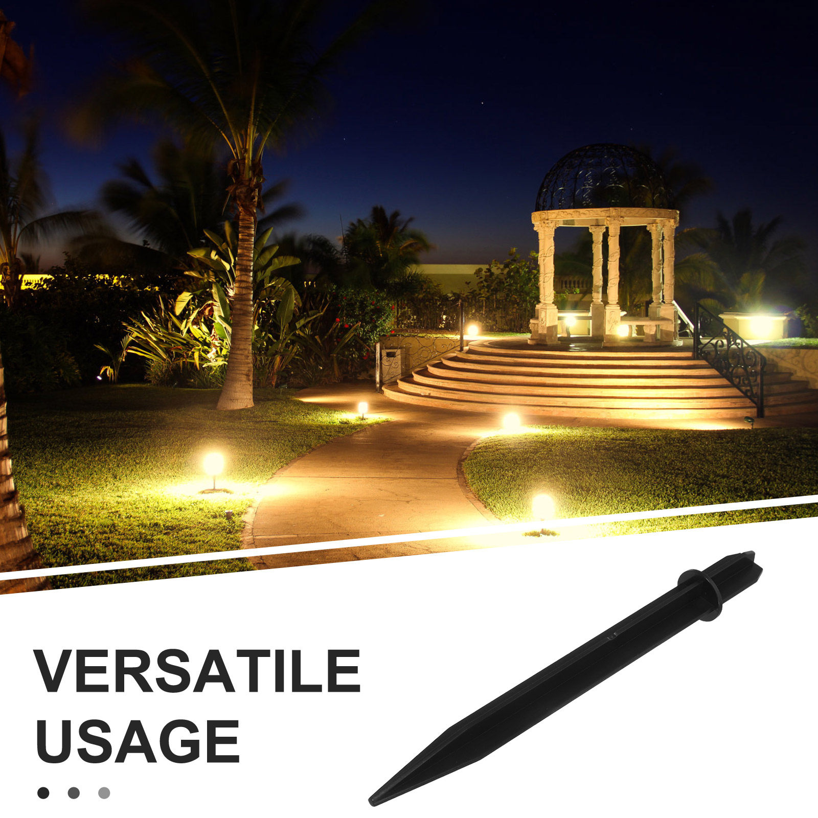 10Pcs Lawn Light Accessories P - Outdoor Lighting Yard Stakes avaliação e preço