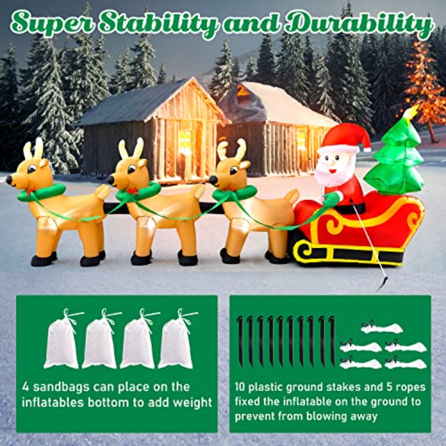 Outdoor Christmas inflatables  - Outdoor Lighting On Trees avaliação e preço