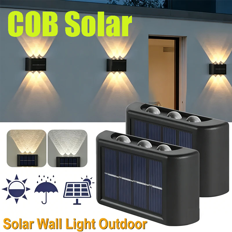 COB Solar Wall Lamp Outdoor Wa - Outdoor Lighting Lamps avaliação e preço