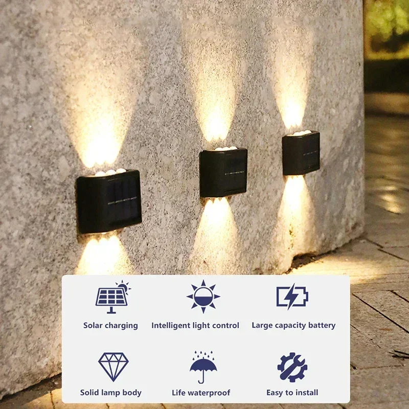 COB Solar Wall Lamp Outdoor Wa - Outdoor Lighting Lamps avaliação e preço