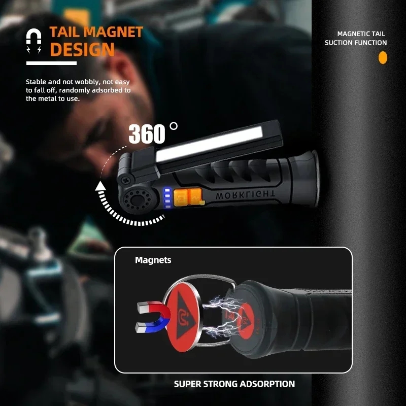 Portable COB LED Flashlight US - Outdoor Lighting Lowes avaliação e preço