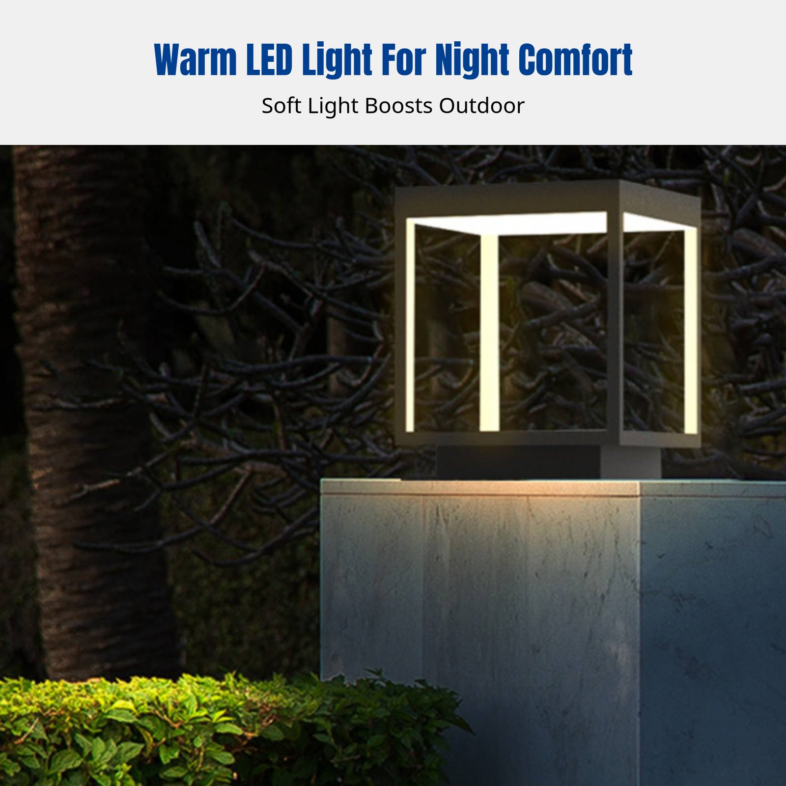 Outdoor Post Cap Light, Waterp - Outdoor Lighting Garden avaliação e preço