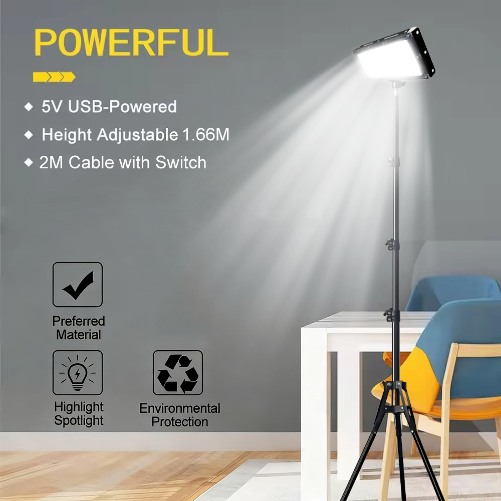 LED Work Lights with Stand, 3  - Outdoor Lighting Lamps avaliação e preço
