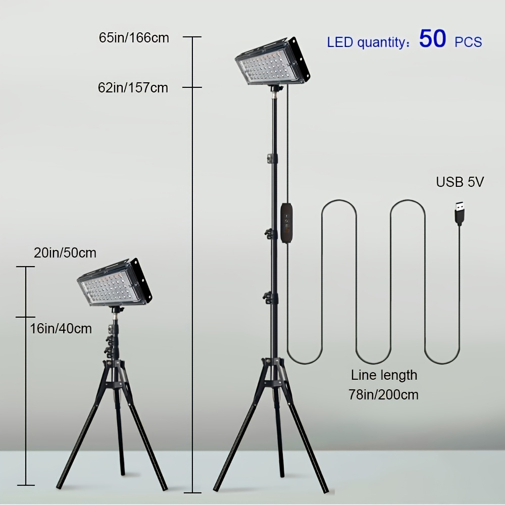 LED Work Lights with Stand, 3  - Outdoor Lighting Lamps avaliação e preço