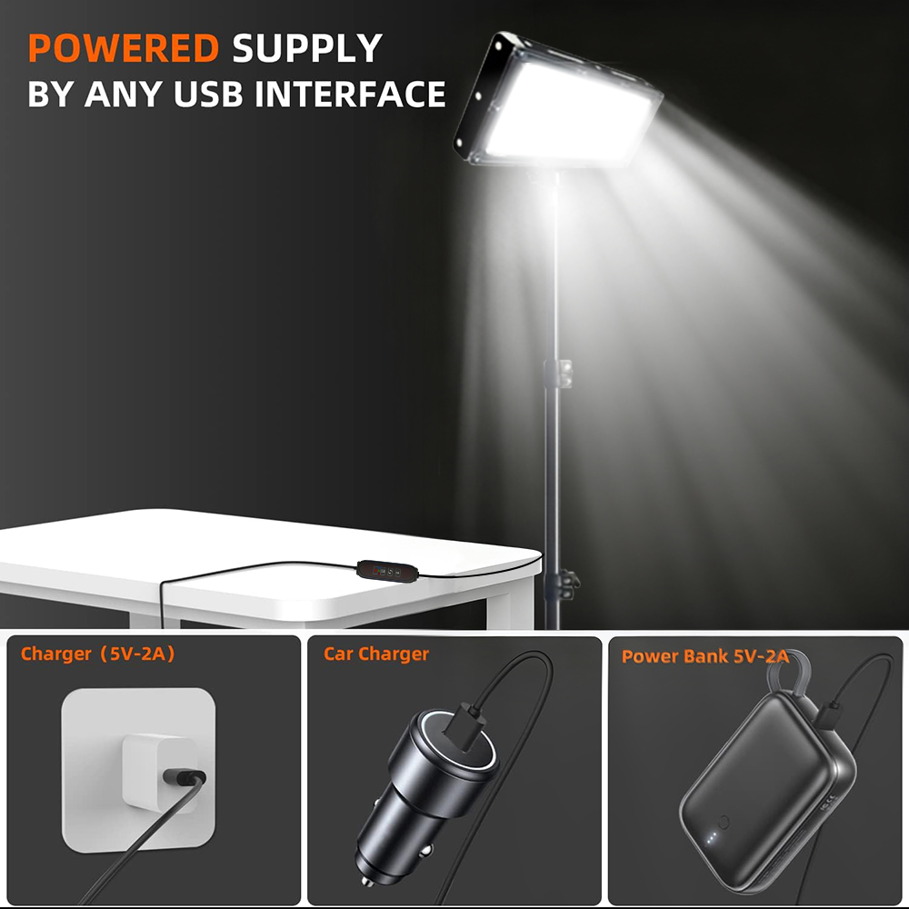 LED Work Lights with Stand, 3  - Outdoor Lighting Lamps avaliação e preço