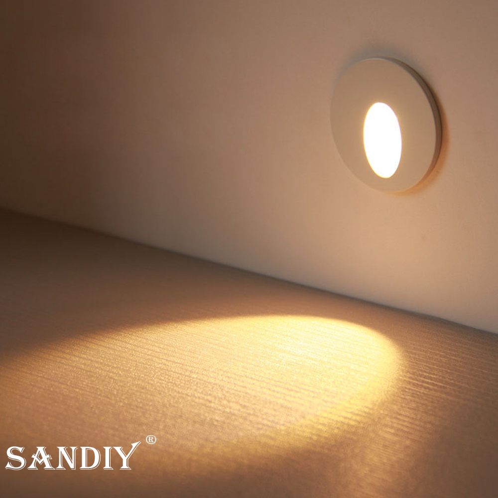 SANDIY Embedded Stair Light Wh - Outdoor Lighting Timer Switch avaliação e preço