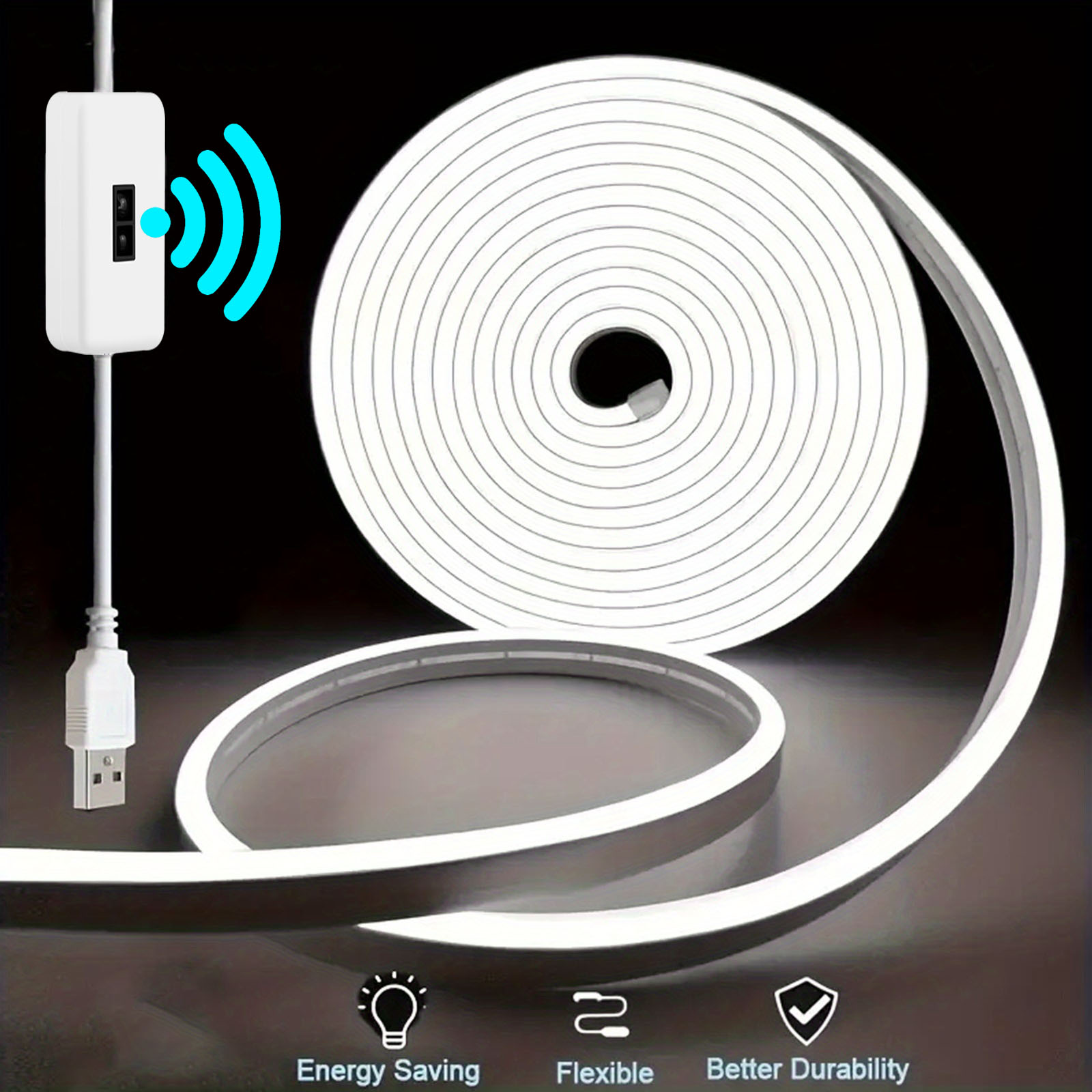 Motion Sensor Neon LED Light S - Outdoor Lighting Timer Switch avaliação e preço