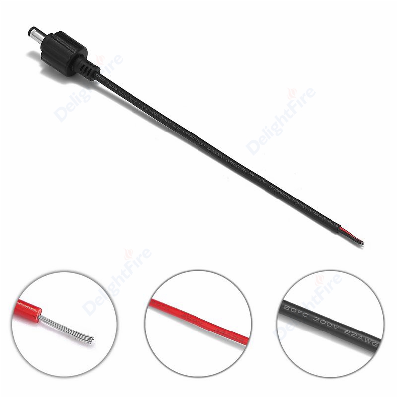 Waterproof DC Pigtail Power Ca - Outdoor Lighting Extension Cable avaliação e preço