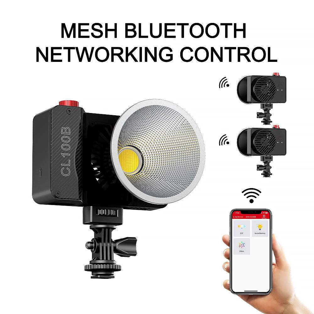 GVM CL100B Portable Bi-Color L - Outdoor Lighting Video Shooting avaliação e preço