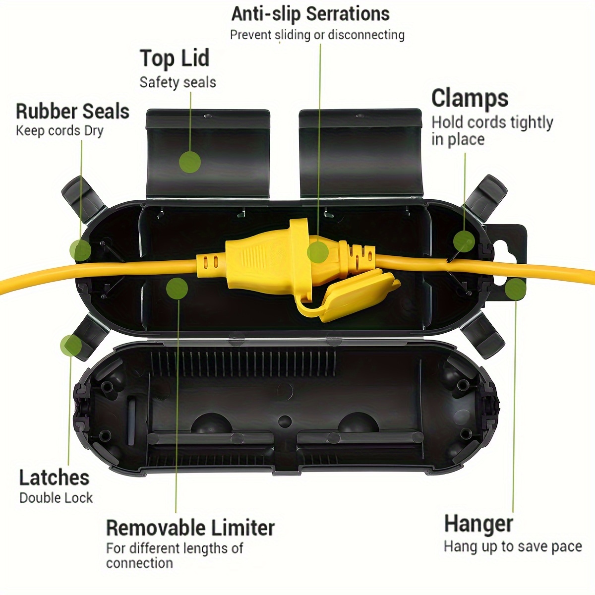 Extension Cord Plug Connection - Outdoor Lighting Extension Cable avaliação e preço