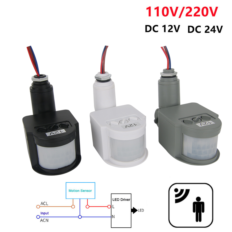 12V Motion Sensor 220V/110V PI - Outdoor Lighting Timer Switch avaliação e preço
