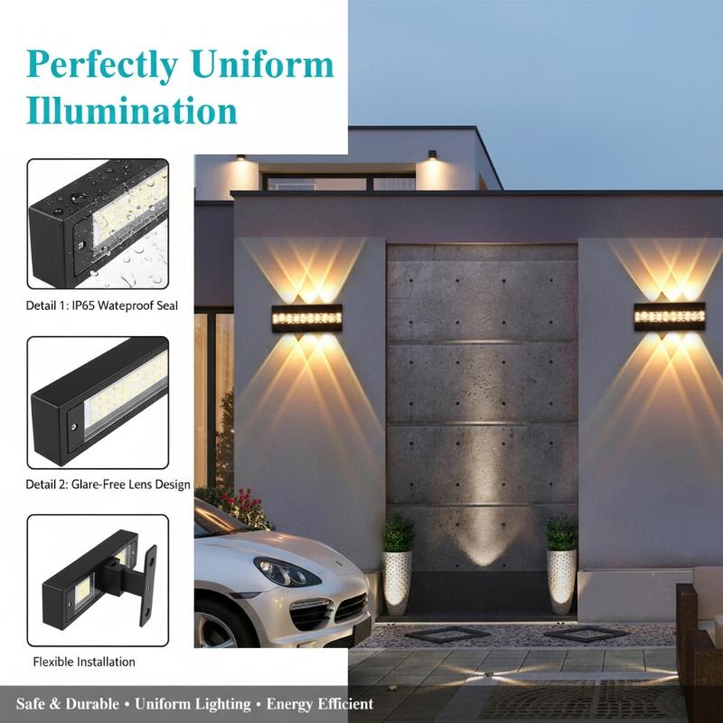 Outdoor Waterproof Wall Light  - Outdoor Lighting Lamps avaliação e preço