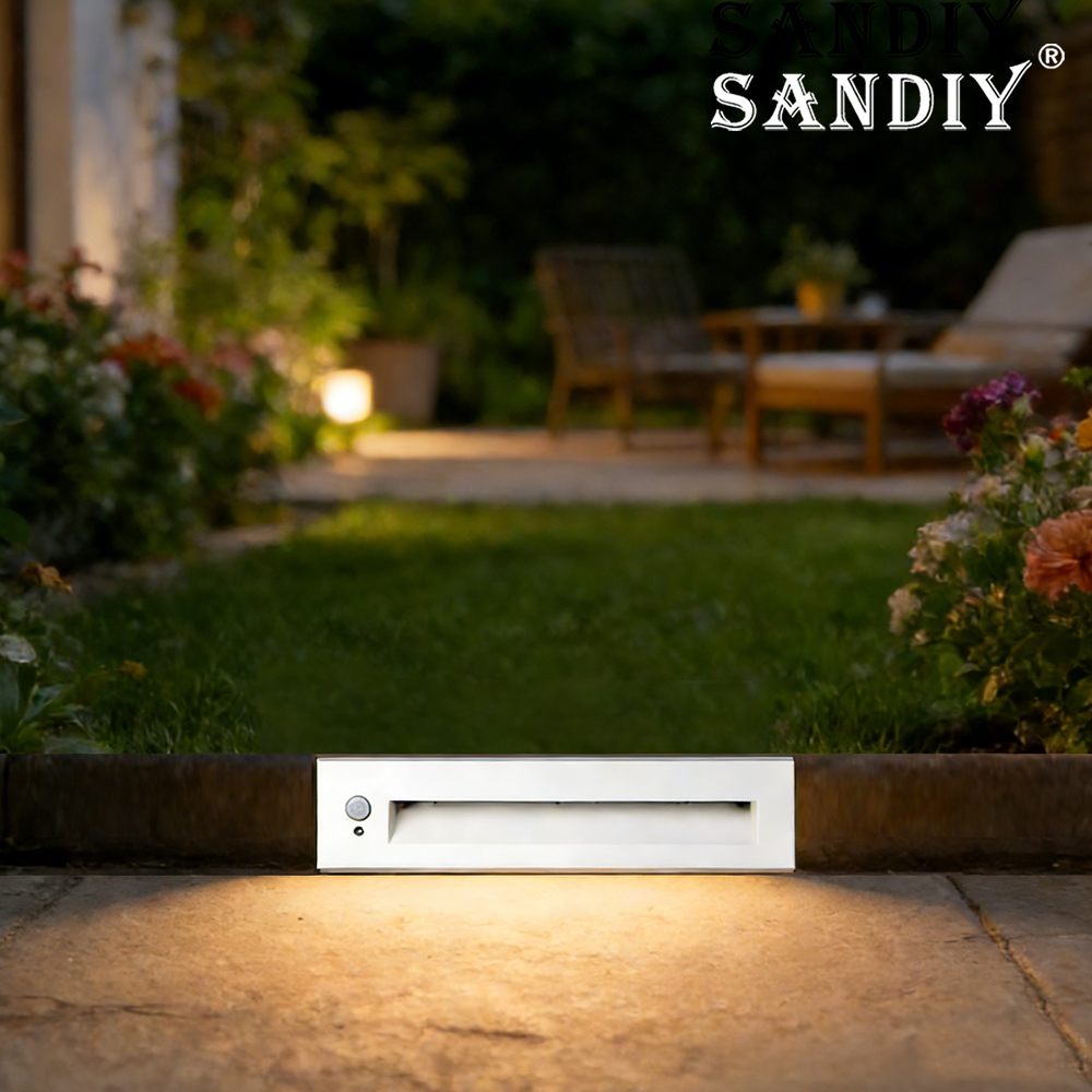 SANDIY Recessed Stair Lights M - Outdoor Lighting Timer Switch avaliação e preço