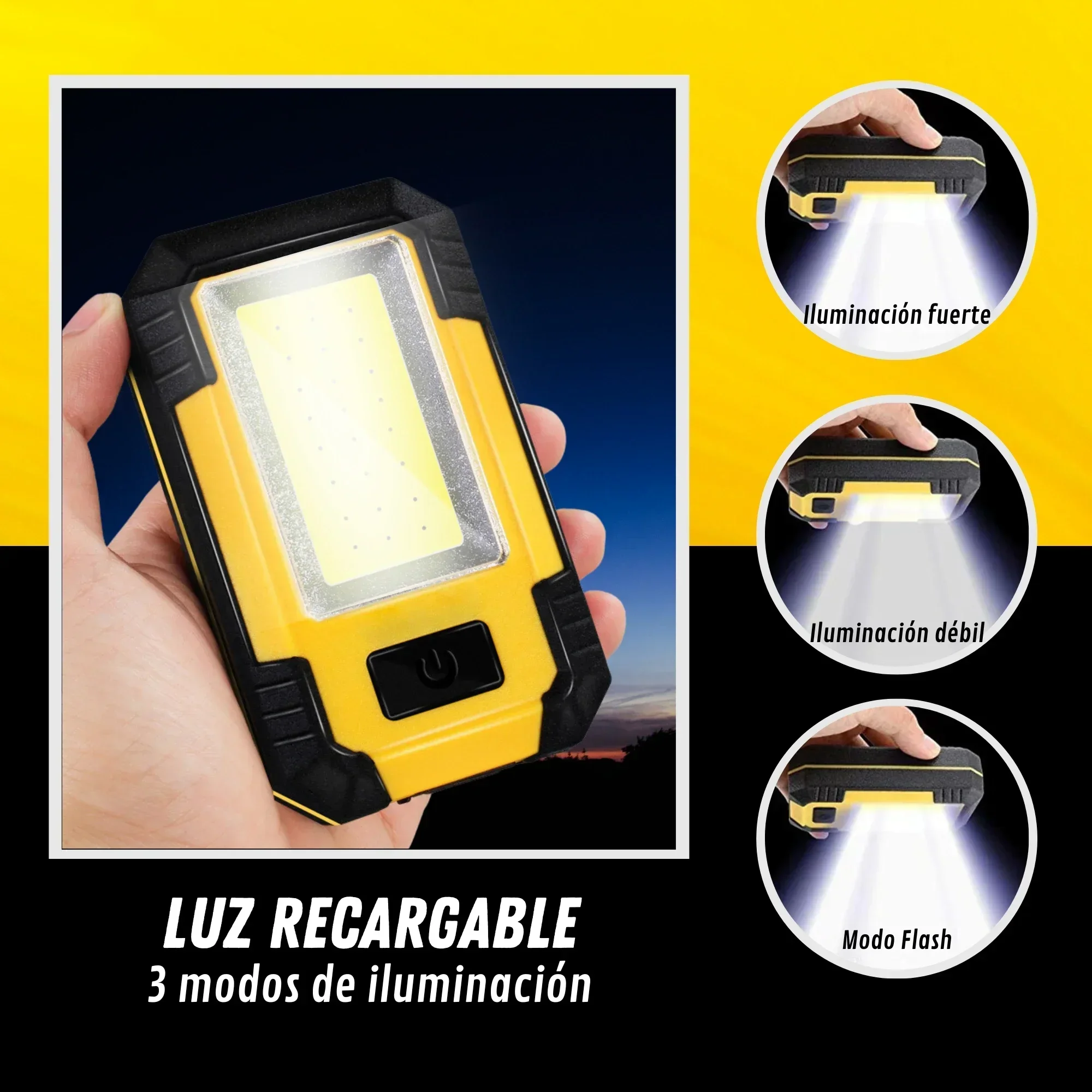 Rechargeable 4000MaH Work Ligh - Outdoor Lighting Lowes avaliação e preço