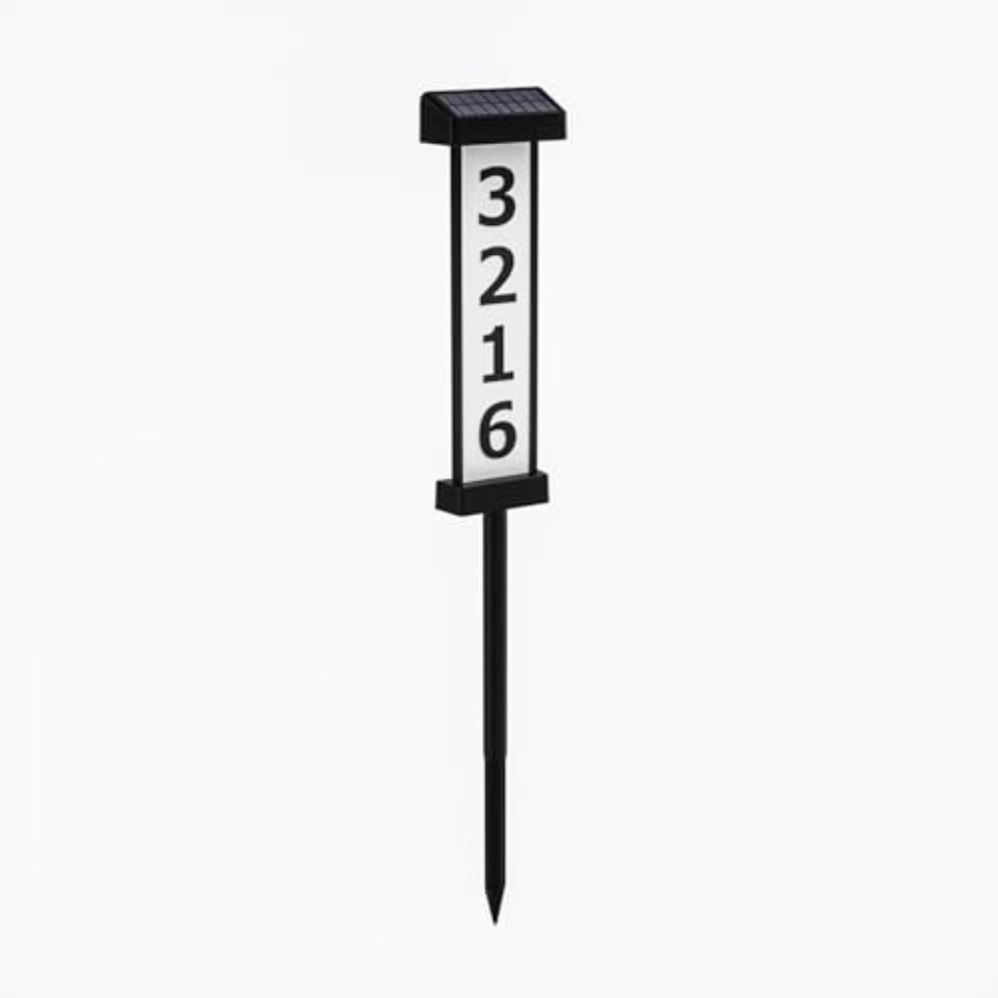 House Numbers for Outside [ Li - Outdoor Lighting Yard Stakes avaliação e preço