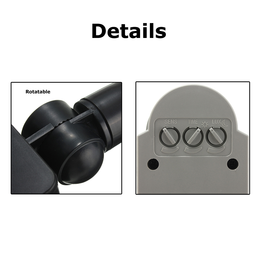 Motion Sensor 220V 12V Motion  - Outdoor Lighting Timer Switch avaliação e preço