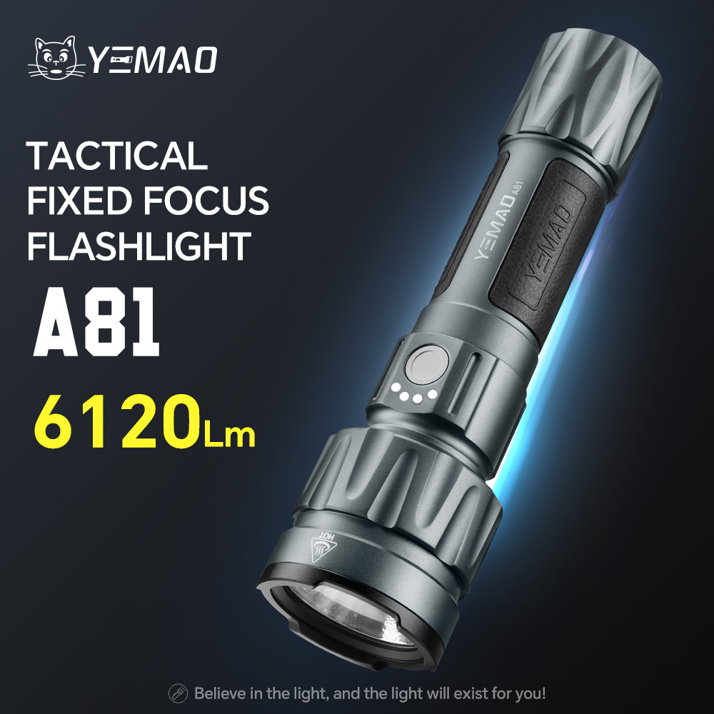 YEMAO-A81 6210LM Flashlight, U - Outdoor Lighting Lowes avaliação e preço