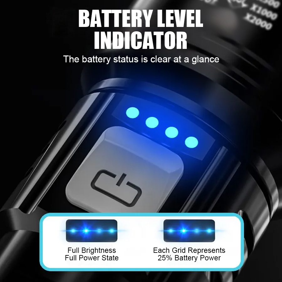 High Power P50 LED Flashlight  - Outdoor Lighting Lowes avaliação e preço