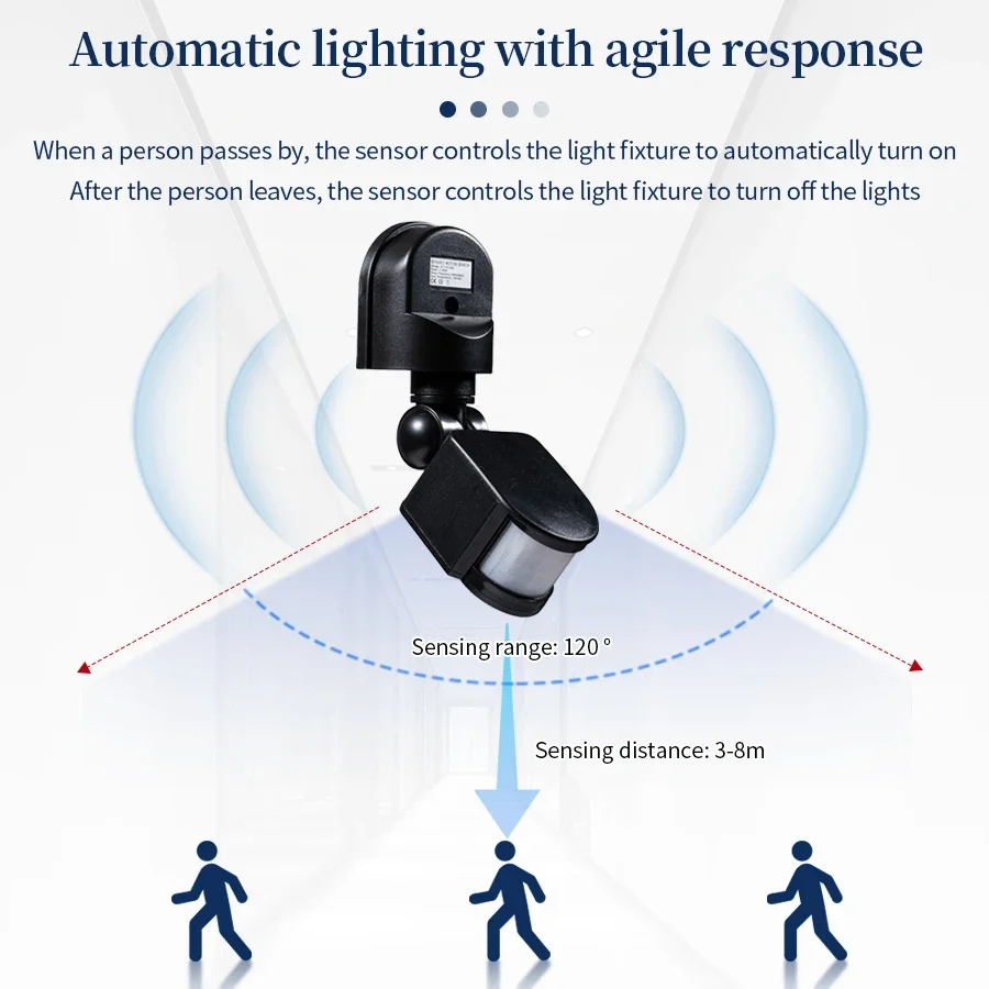 Motion Sensor Light Switch Aut - Outdoor Lighting Timer Switch avaliação e preço