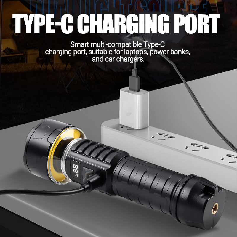 COB LED Flashlight Rechargeabl - Outdoor Lighting Lowes avaliação e preço