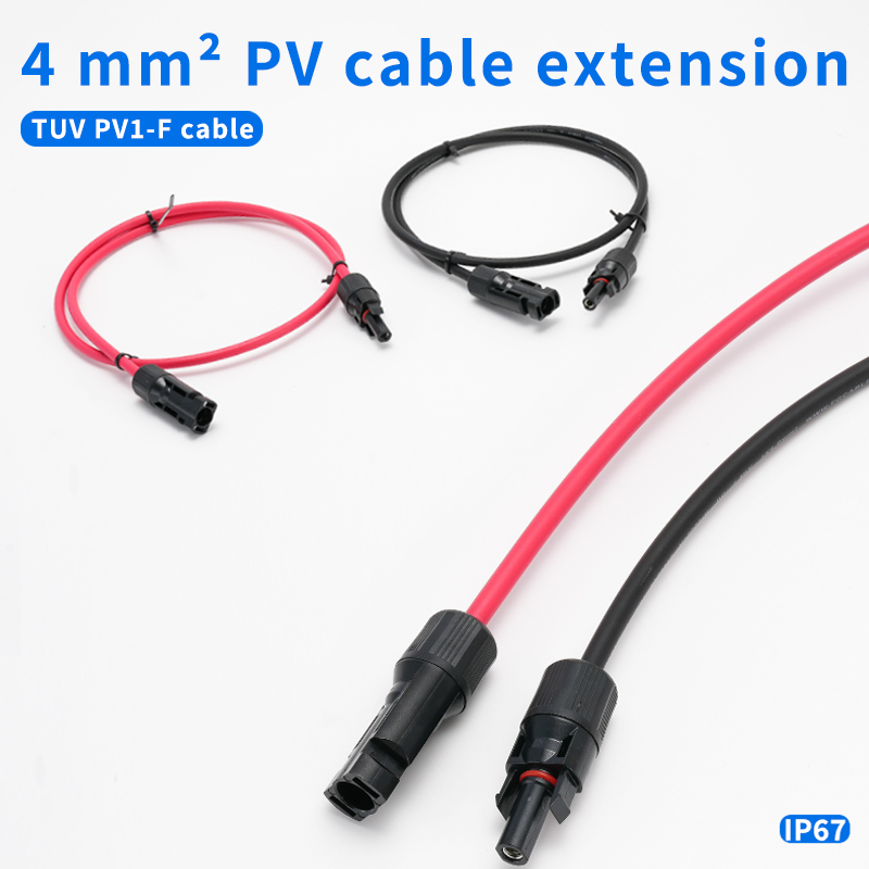 1 Pair of Red and Black Double - Outdoor Lighting Extension Cable avaliação e preço