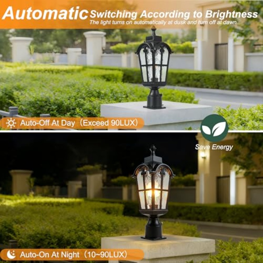 Sensor Outdoor Post Lights Wat - Outdoor Lighting Lamps avaliação e preço